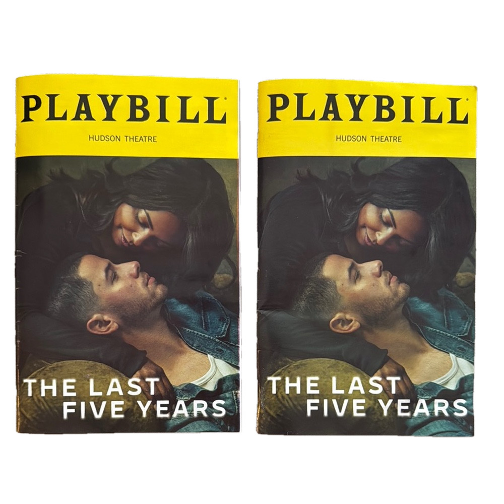 Nick Jonas The Last Five Years Playbills